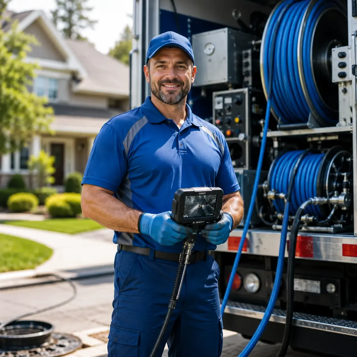 Local outdoor drain cleaning specialists in Redford, MI